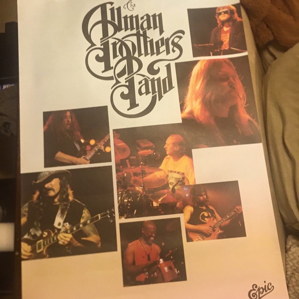 Original Vintage 1990 Allman Brothers Band On Tour promo Posters